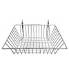 MH GLOBAL Slatwall Gridwall Pegboard Shallow Front Sloping Basket Display