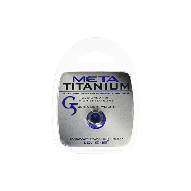 G5 Outdoors Meta Peep Titanium 5/16" Mod. 253