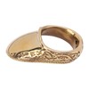 Archery Thumb Rings Good Protection Engraving Pattern Brass Finger Protector