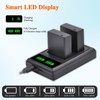 Pickle Power DMW-BLG10 DMW-BLG10PP Battery and LED Dual Charger for
