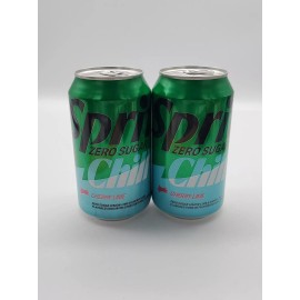 Coca-Cola 2 FULL 2024 Limited Edition Sprite Chill Zero Cherry Lime 12oz Cans Sprite Cans