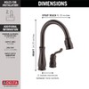 Delta Leland Oil Rubbed Bronze Kitchen Faucet with Pull Down