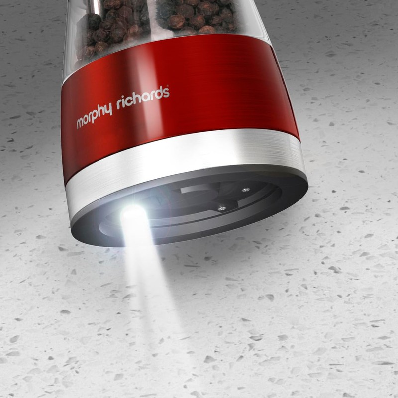 Morphy Richards 974221 Accents Electronic Salt and Pepper Mill Set,