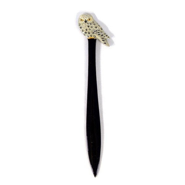 LX Wholesale Pack Handpainted Snowy Owl Bird Letter Opener (Set