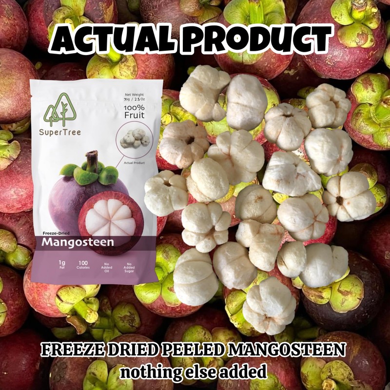Premium Whole Freeze Dried Tropical Fruits, 100% Fruits, Natural, 70G