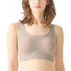 Gunze MC2055P Women's Half-Top Bra, Acedron, Sweat Absorption Pads, Chest