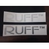 Ruff Racing (x2) Ruff Racing Wheels Sticker Decal