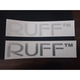 Ruff Racing (x2) Ruff Racing Wheels Sticker Decal