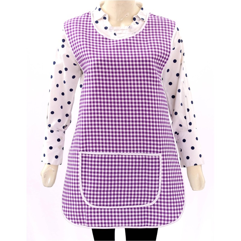 LINEN CLOSET Womens Tabards with Pockets for Men Ladies Cleaning