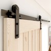 CCJH Sliding Barn Door Hardware Kit 4FT Track for Max