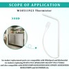W10511923 Refrigerator Ice Machine Bin Thermistor, Compatible with Whirlpool Ice