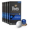 Peet's Coffee, Medium Roast Decaf Espresso Capsules, Compatible with Nespresso
