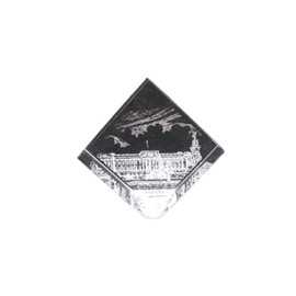 The Majestic Buckingham Palace London Landmark Souvenir Acrylic Paperweight Clear Transparent Small Height 5cm