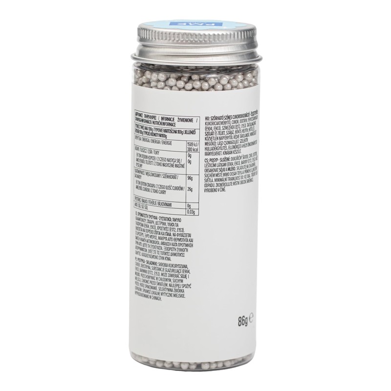 PME Sprinkles “Hundreds & Thousands” – Argento (86 g / 3 oz)