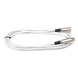 CLASSIC PRO XLR Male to XLR Female MIX010 White Microphone Cable 3.3 ft (1 m) XLR Canon
