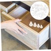 WHAMVOX 50pcs Transparent Bumpers Pads for Furniture Collision Rubber Glides