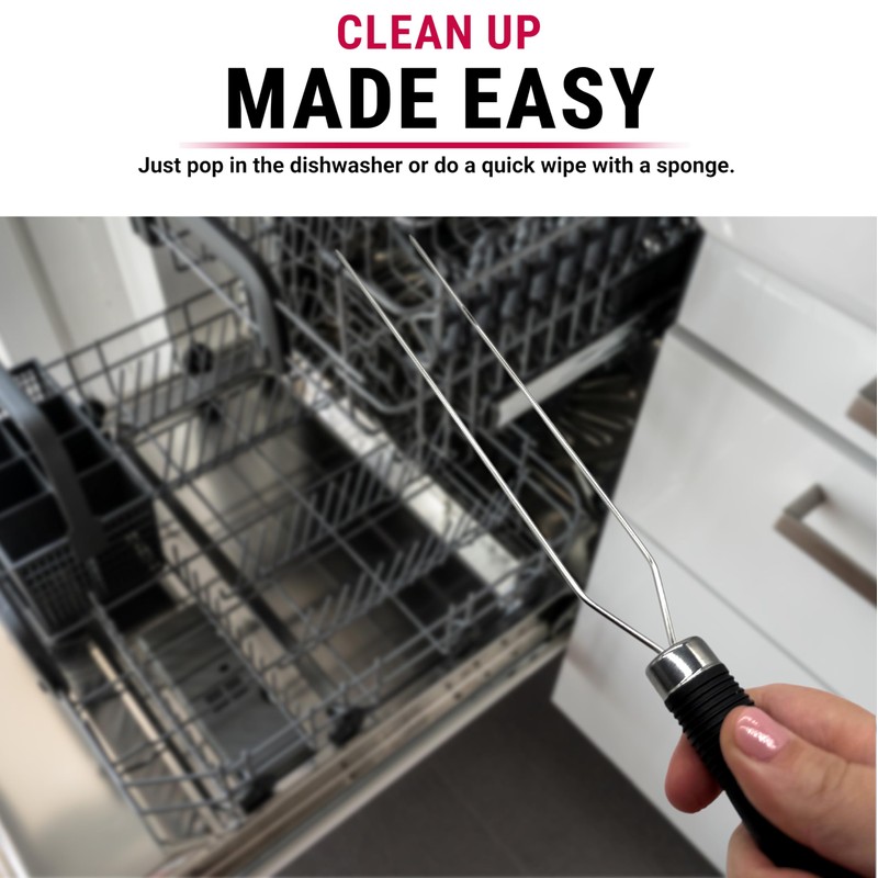 Captain Jax Waffle Fork for Belgian Waffles, Mulit-Use Stainless Steel