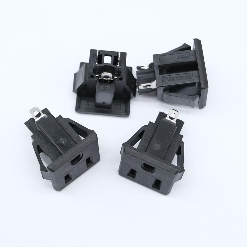 mznowsea 4Pcs US Power Socket Plug Panel 15A 125V AC