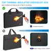 Fireproof Document Organizer,A4 Folder,Portable Expanding File Folder with Multi-Pockets,13 Pocket