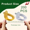 200M Gold Silver Twine String, Christmas Silver and Gold Thread
