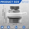 Pack of 3 Automatic Bleed Valve, Radiator Bleed, 1/2 Inch