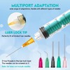 SHAOTONG 10ml/cc Luer Lock Syringes with Cap Without Needle, Sterile,