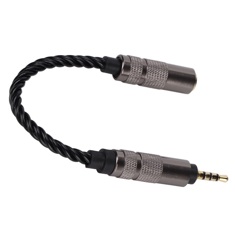 2.5mm Male to 3.5mm Female Stereo Audio Jack Adapter Headset