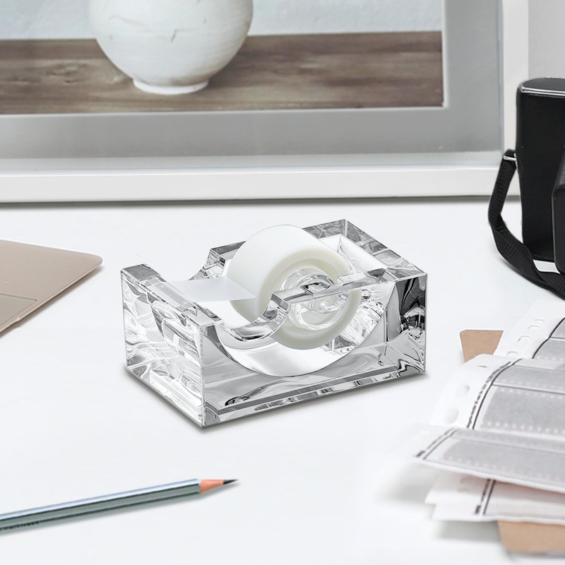 Amazing Abby - Tanya - Acrylic Tape Dispenser (1-Pack), Plastic