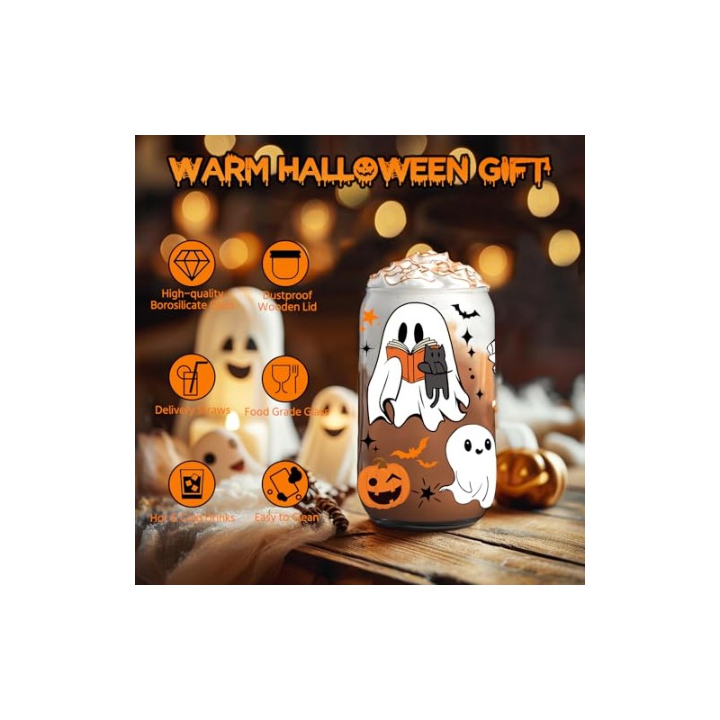 Ghost Cups, taza de Halloween de 16 onzas