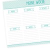 Weekly Planner Mint - A5 Pad 50 Sheets Paper Notepad