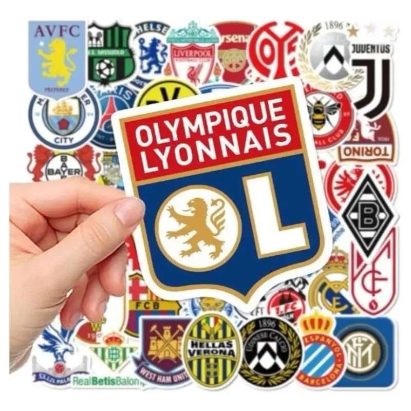 Futbol Soccer 50 Calcomanias Stickers Vinil Pvc Vs Agua