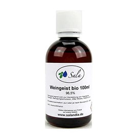 Sala Weingeist Ethanol Alcohol 96.5% Undenatured Organic 100 ml PET