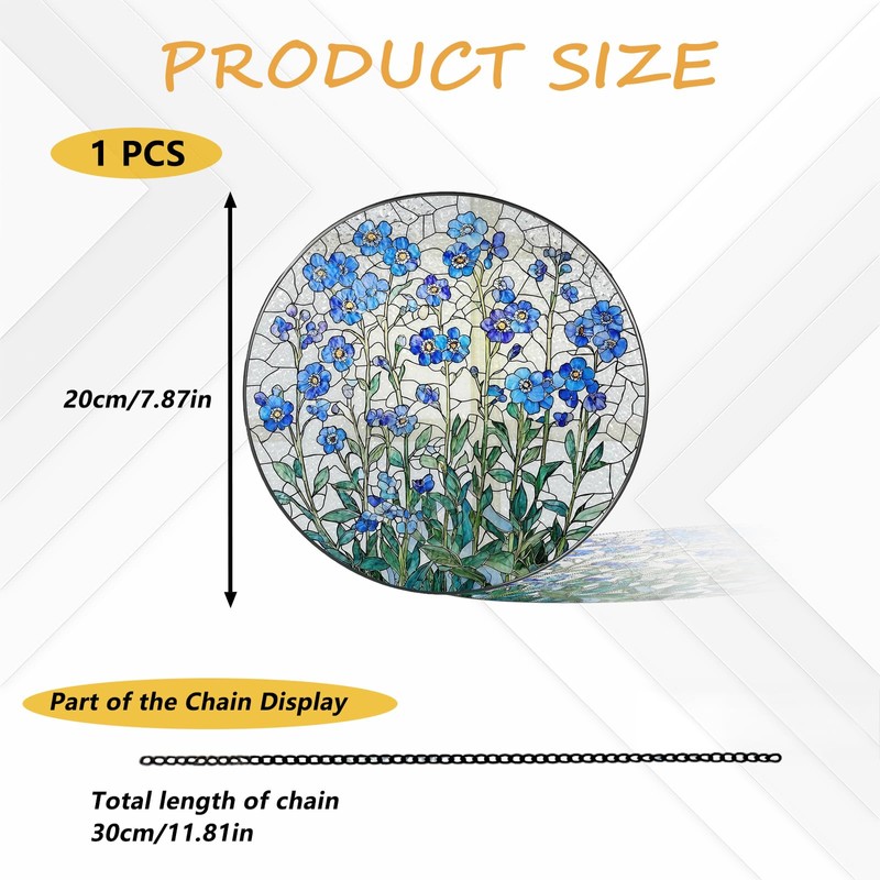 1 PCS Forget Me Not Gifts 7.8 Inch, Forget Me