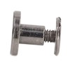 100 Sets Metal Chicago Binding Screws Electroplated Brass Arc Surface