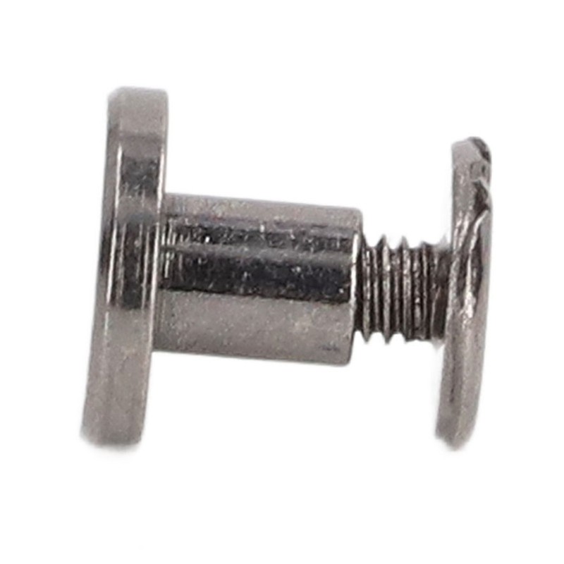 100 Sets Metal Chicago Binding Screws Electroplated Brass Arc Surface