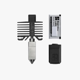 Hotend original de Bambu Lab con boquilla para impresoras 3D P1S P1P X1C X1 Carbon de 0.4 mm de acero endurecido