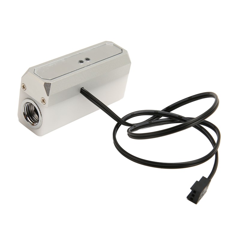 G1/4in Water Temperature Sensor Flow Meter with Accurate Display LSJ