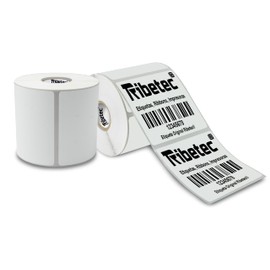 Etiqueta Térmica 3x3 (76x76 mm) ideal para códigos de barras, etiquetado de caja, Rollo C/ 500 etiquetas autoadhesivas calidad premium, para las impresoras de escritorio de etiquetas