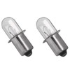 MaxLLTo 2 Pack Replacement 318-767 18 Volt Flashlight Xenon Bulb