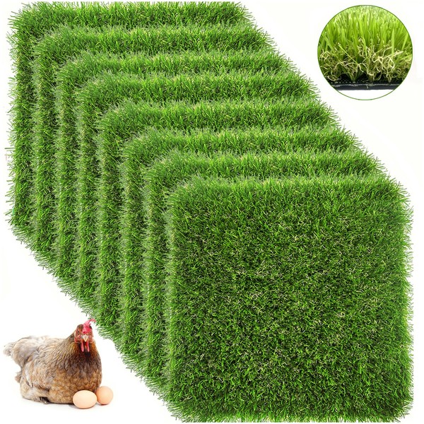 HZxoAxo 8 Pack Washable Chicken Nesting Box Pads for Laying