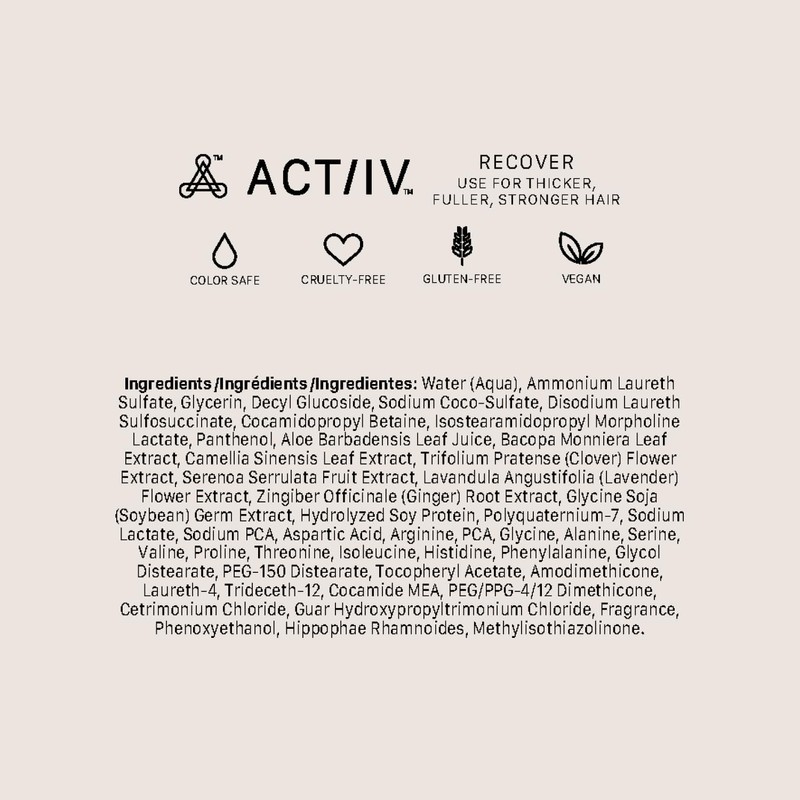 ACTIIV Recover Thickening Shampoo Treatment For Men | Supports the