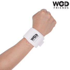 WOD Friends Fitness Accessory, Crossfit yeokdo Color Wrist Brace White 1ssang WFW22 for home workouts, training and recovery, portable sports and exercise gear, Korean
