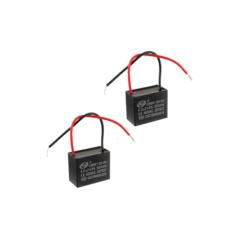 SIGANDG CBB61 4uF 450V AC 50/60Hz Air Conditioning Fan Motor