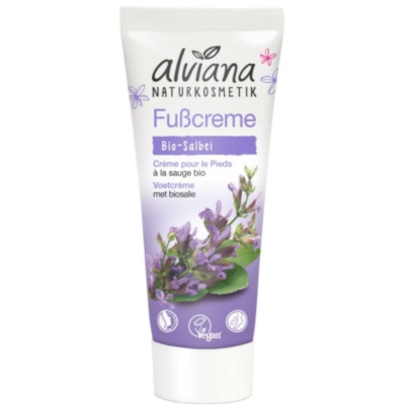 Alviana Bio Fußcreme Salbei, 75ml