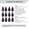 QBUC for Dodge Key Fob Cover with Keychain TPU Key