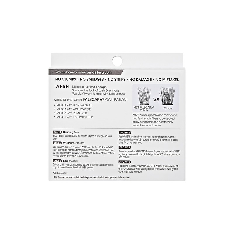 Falscara Multipack, False Eyelashes, Lash Clusters, 'Cat Eye', 18mm-20mm, Includes