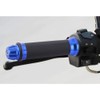Keenso 7/8" Motorcycle Handlebar Grips, CNC Aluminum Rubber Hand Grips,