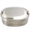 Takara Trading shasta Stainless Steel Lunch Box TWS-C-002 Silver Long