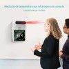Termómetro Infrarrojo Digital De Pared Bluetooth Con Alarma