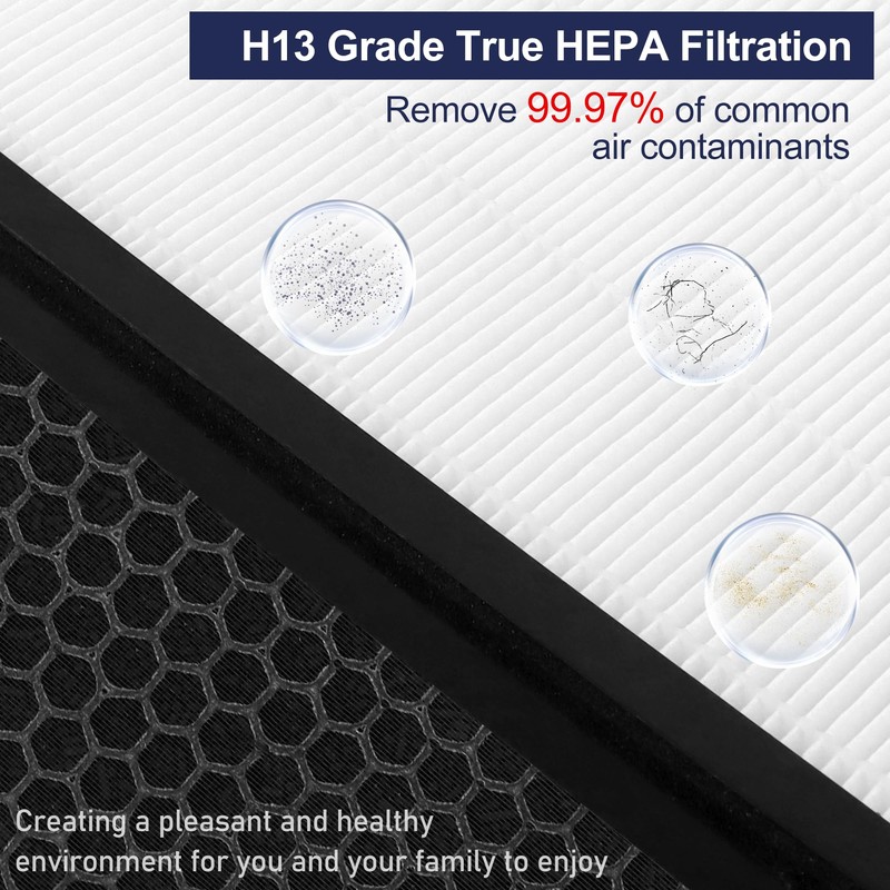 Vital 100s HEPA Replacement Filter Compatible with LEVOIT Vital 100S